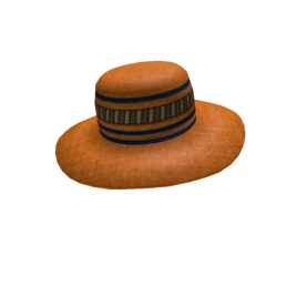 Floppy Orange Sun Hat