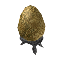 Gilded Fabergé Egg of Bygone Days