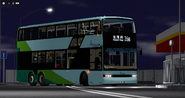 一輛行走26B線的比亞迪B12D（BBD1／ZV3818）正駛入尚村
