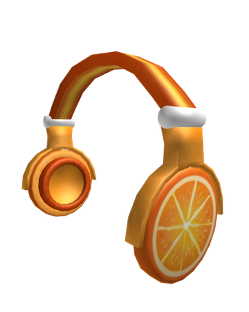 Orange Slice Headphones Roblox Wiki Fandom - 24k gold headphones roblox wiki