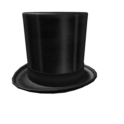 Catalog Shiny Black Top Hat Roblox Wikia Fandom - roblox white top hat