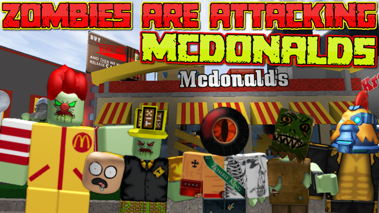 Community Bobbysayhi Zombies Are Attacking Mcdonalds 2 Roblox Wikia Fandom - mcdonalds on roblox