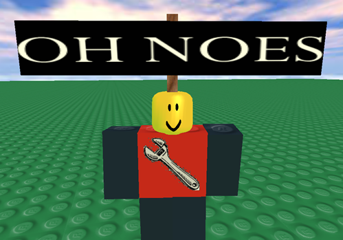 O Noes First Version Roblox Wiki Fandom - roblox nose hat