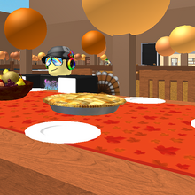 Bloxgiving 2014 Roblox Wikia Fandom - how to get pilgrim hat and turkey friend in roblox bloxgiving 2017