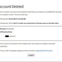 Ban Roblox Wikia Fandom - ban roblox wikia fandom make new account in roblox Ban Roblox Wikia Fandom - make new account in roblox