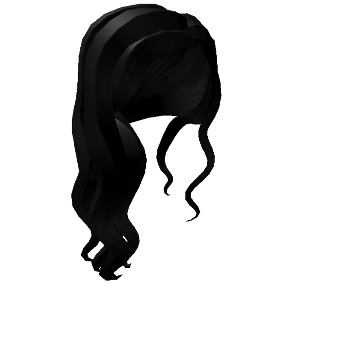 Wavy Black Hair - Roblox