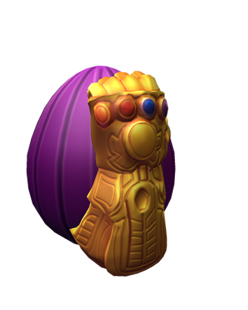 Catalog Infinity Gauntlet Egg Roblox Wikia Fandom - how to get the thanos egg and infinity gauntlet roblox egg