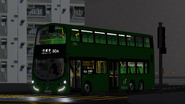 80A綫用車富豪B9TL（7521/VL4342）正駛經西門碼頭區
