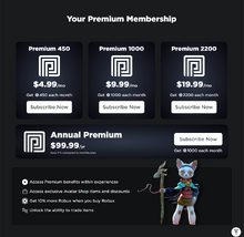 Roblox Premium Roblox Wiki Fandom - how to buy roblox premium on xbox