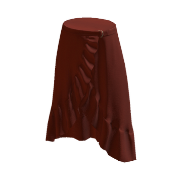Long Ruffle Skirt Red Roblox Wiki Fandom