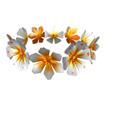 Catalog Orange And White Lei Roblox Wikia Fandom - roblox lei