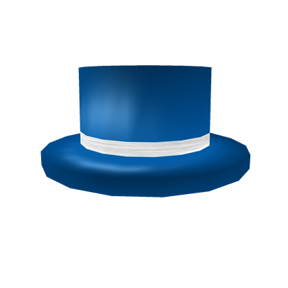 Blue Top Hat With White Band Roblox Wiki Fandom - roblox how to get robux headgear