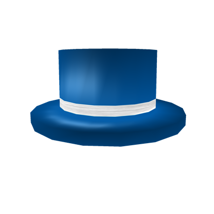 Blue Top Hat with White Band, Roblox Wiki