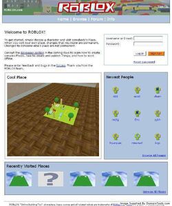O antigo roblox de 2006, Wiki