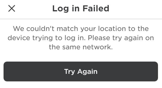 FIX Roblox We Couldn't Match Your Location To The Device Trying To Login 