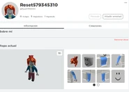 Un usuario cuyo nombre se cambió a"Reset", seguido de números aleatorios.