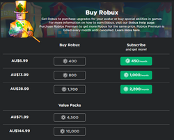 Contas Robux (400, 800, 1700, 4500) - Roblox - Outros jogos Roblox