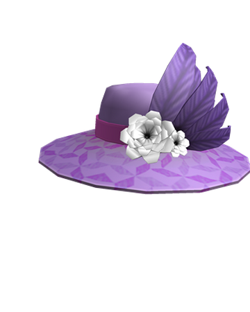 Fancy Purple Hat Roblox Wiki Fandom - purplebucket hat name roblox