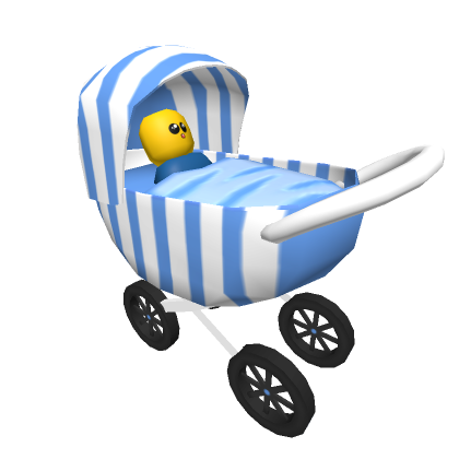 Catalog Baby Noob Stroller Roblox Wikia Fandom - roblox logo in baby blue