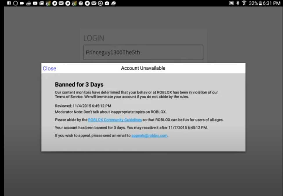 Mcdyxxlldnznim - https roblox fandom com wiki ban 3 day ban roblox rules and regulations Mcdyxxlldnznim - roblox rules and regulations