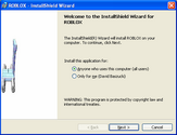 The 2005 - 2007 ROBLOX InstallShield Wizard.