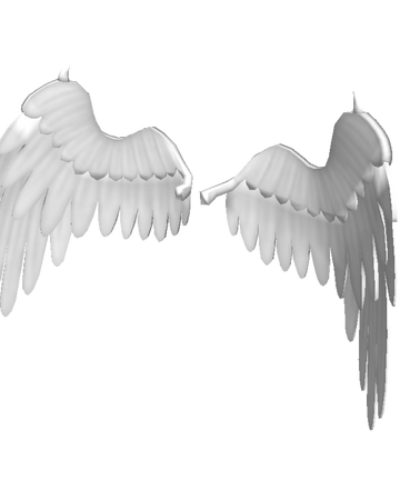 White Descended Wings Roblox Wiki Fandom - roblox black and white wings