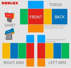 Shirt Roblox Wiki Fandom - how to make a roblox template paint.net