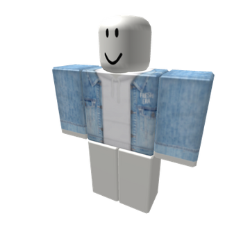 White hoodie with denim jacket outlet