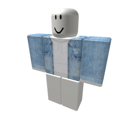 Free roblox t-shirt Girl roblox free outfit Covered jacket white