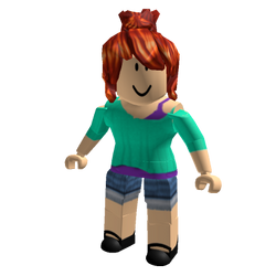 Roblox Purple hair bacon Picture for profile pic on social media