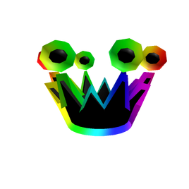 Cartoony Rainbow Crown