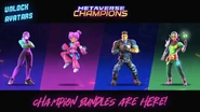 The first thumbnail for the Metaverse Champions Hub game