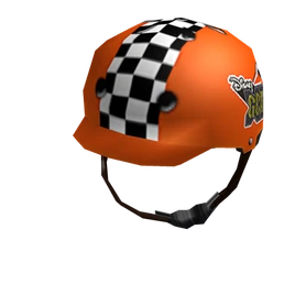 Radical Orange Helmet
