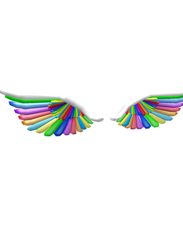 Catalog Rainbow Wings Of Imagination Roblox Wikia Fandom - how to get the rainbow wings in roblox