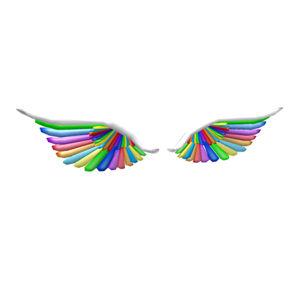 Catalog Rainbow Wings Of Imagination Roblox Wikia Fandom - codes for roblox wings