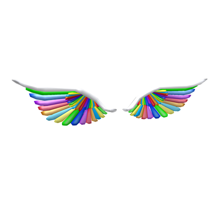 Catalog Rainbow Wings Of Imagination Roblox Wikia Fandom - roblox item codes new wings