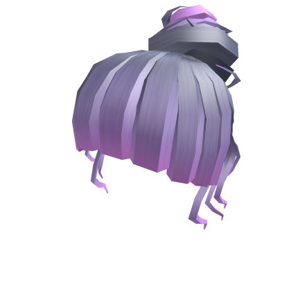 Catalog Grey Pastel Bun Roblox Wikia Fandom - long pastel hair roblox