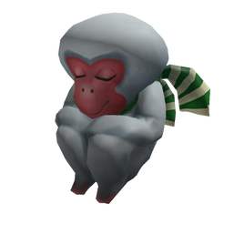 Cozy Snow Monkey Buddy