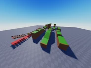 An image of Line Runner's section set while the place is not running.