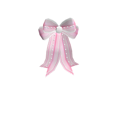 Catalog Lovely Lace Pink Bow Roblox Wikia Fandom - pink bow tie transparent popular roblox