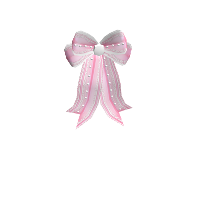 Giant Preppy Hair Bow Pink's Code & Price - RblxTrade