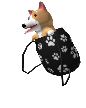 Corgi Backpack Pal Roblox Wiki Fandom - dog in bag roblox