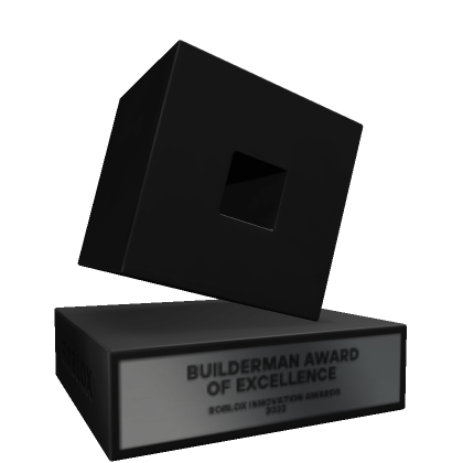 Builderman Award of Excellence, Roblox Wiki