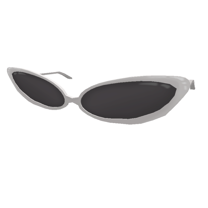 Retro White Sunglasses Roblox Wiki Fandom - rimmed glasses roblox