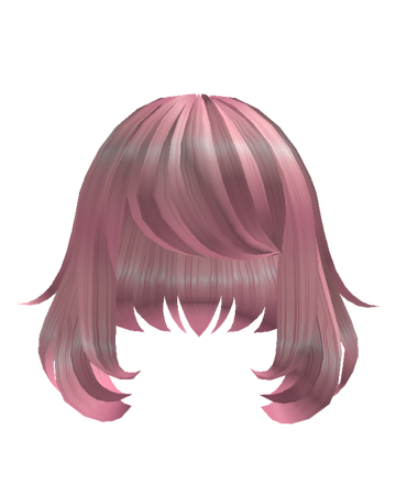 Catalog Short Pink Fluffy Hair Roblox Wikia Fandom - pink hair roblox catalog