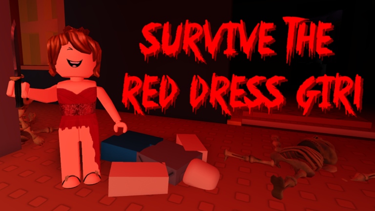 Survive The Red Dress Girl Roblox Wiki Fandom - old roblox girl outfits