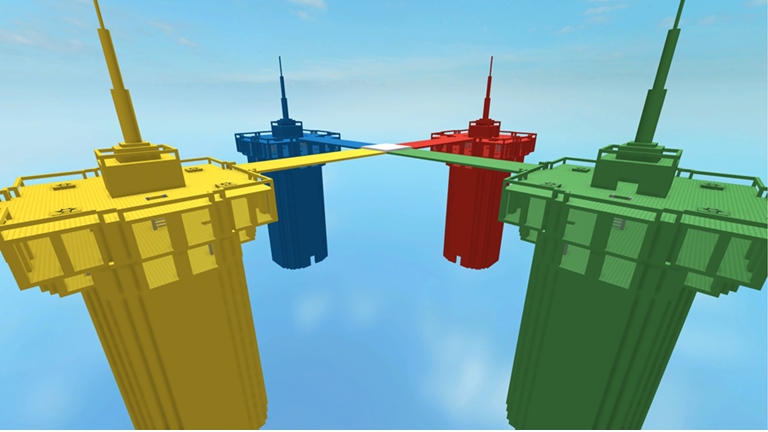 robloxred vs green vs yellow vs blue