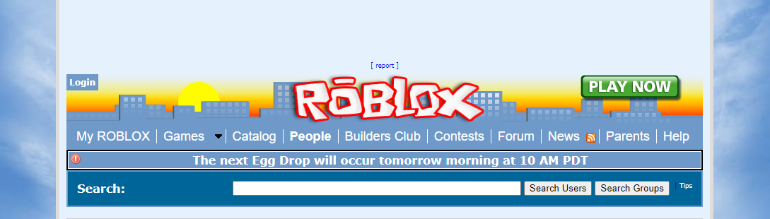 Discover page, Roblox Wiki