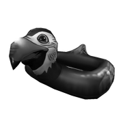 Black Parrot Floatie