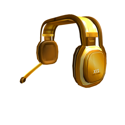 Catalog Golden Game Headphones Roblox Wikia Fandom - roblox headphones by roblox